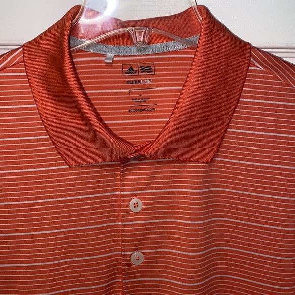 Adidas Clima Cool Performance Short Sleeve Men’s Polo size (Large) flawless - Picture 6 of 6